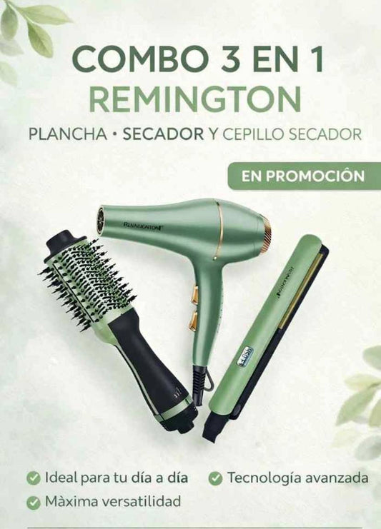 3 en 1 Profesional – Seca, Cepilla y Alisa en Minutos
