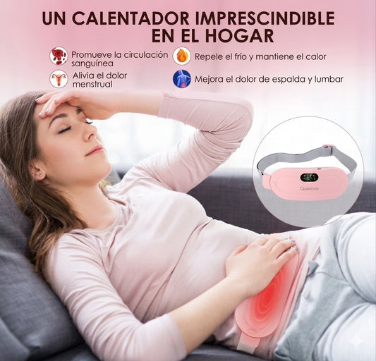 Cinturón Menstrual Térmico USB | Sin Dolor en Minutos 💕