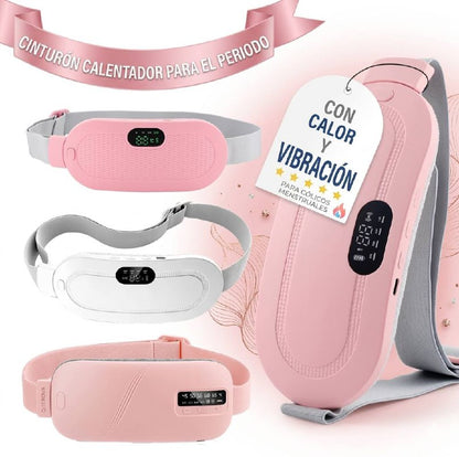 Querova® – Cinturón Térmico Masajeador Contra Cólicos USB