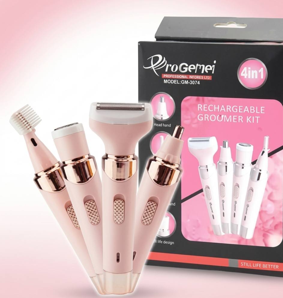 Querova® – 🔥 Rasuradora Para Dama Suave y Precisa + 4 Cabezales