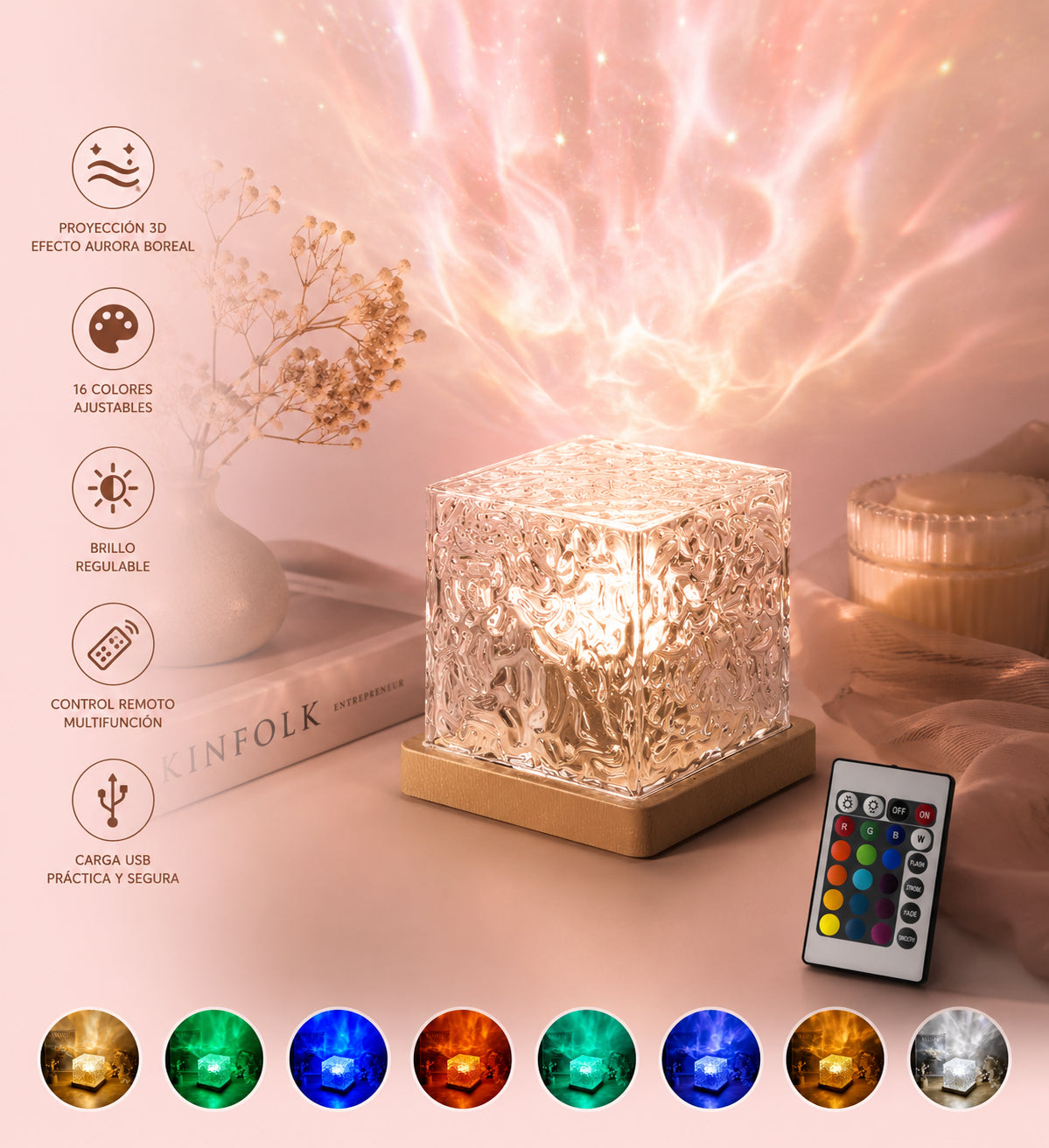 Querova® – Lampara Aurora Bolearis Luxurious